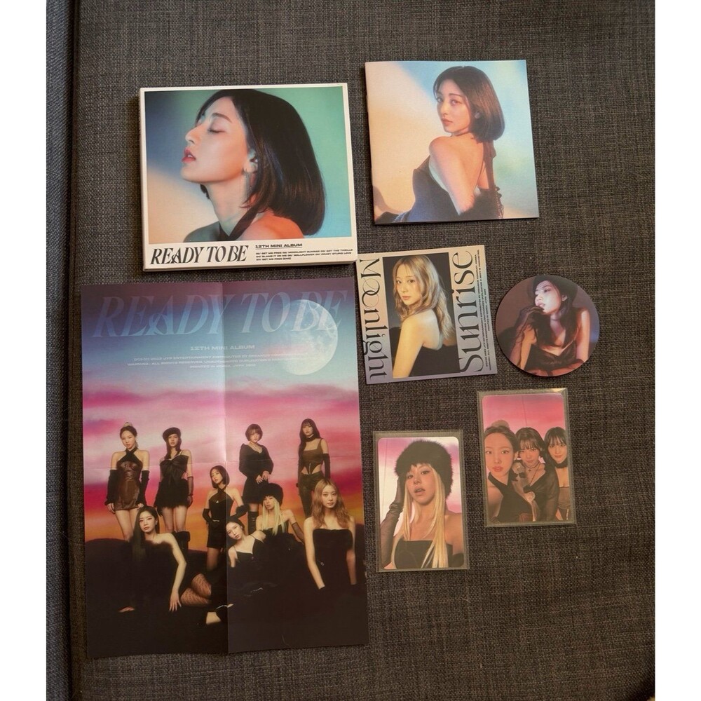 twice ready to be 12th mini album digipack jihyo version with inclusions and pcs